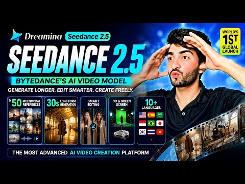 Thumbnail for Dreamina Seedance 2.5 Review — 50 References, 30s Videos & Next-Level AI Control
