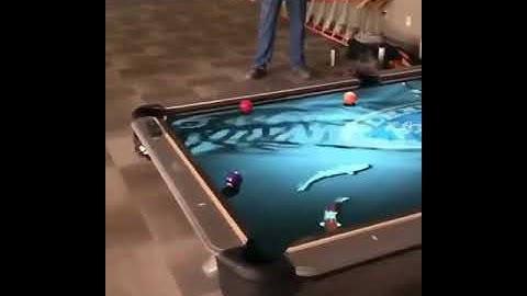 this Pool Table design 😻😻😻😻 #pooltable #pooltime #billards #cooldesign #snooker #ballpool #games