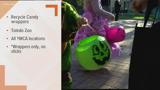 Recycle your Halloween candy wrappers