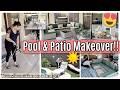 BUDGET PATIO MAKEOVER & OUTDOOR HOME RESET :: Patio Deep Clean & Transformation