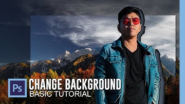 HOW TO CHANGE BACKGROUND IN ADOBE PHOTOSHOP (TAGALOG ) BASIC TUTORIAL