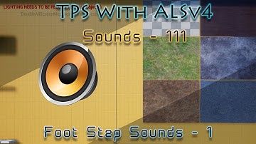 Make a TPS with ALSv4 in UE4 - 111 - Footstep Sounds - 1 #MrWhiz