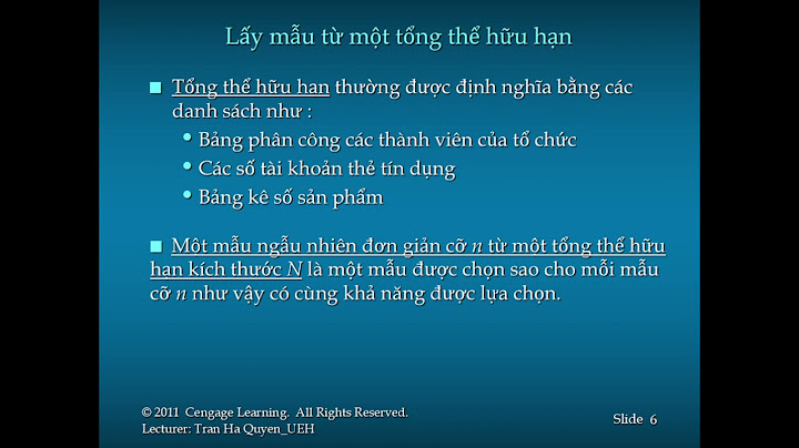 Phần tử mẫu và đơn vị mẫu là gì năm 2024