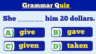 Mixed English Grammar: Can You Pass This Test? #part 9