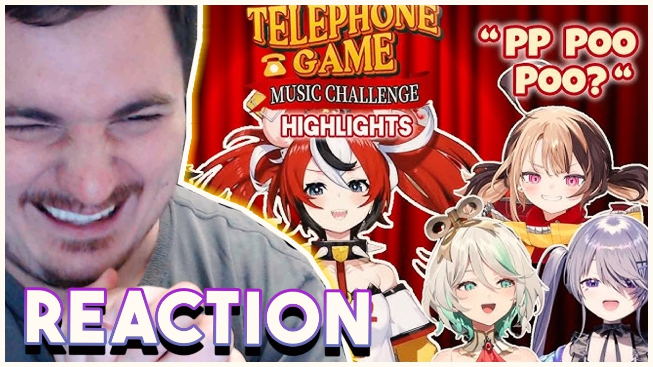 'HOLOLIVE TELEPHONE GAME IS ABSOLUTE CHAOS!' REACTION | LOONY REACTS