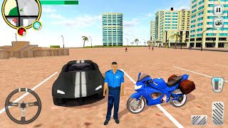 Policeman Biker Simulator - Civilian Bike and Cars Drive 22 - Android Gameplay screenshot 3