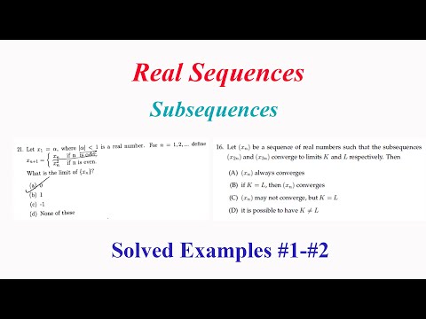 Sequences (Real Analysis)