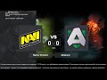 Natus Vincere vs. Alliance - BO3 EPIC League