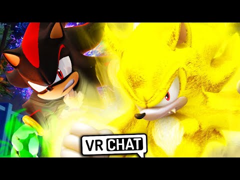 Shadow Meets Super Werehog Sonic! (VR Chat)