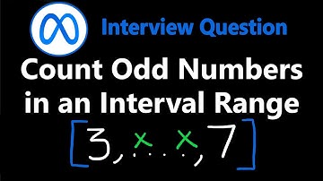 Count Odd Numbers in an Interval Range - Leetcode 1523 - Python