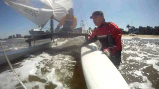 Sailing Hobie 16 Port Melbourne, Pitch Pole