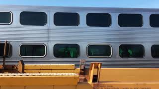 Metra 110 meets CN 5757 and 2558 at LV