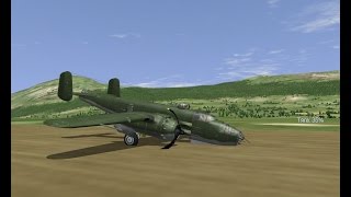 Ил 2-Штурмовик. Слепая посадка B-25J