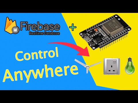 Control Devices Anywhere 🌍 with Google Firebase & ESP32 ✅