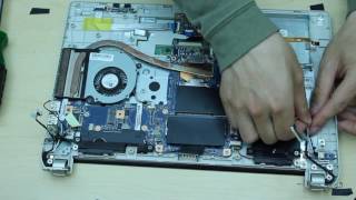 Toshiba E45t-B4300 – Satellite 14" Touchscreen LED (TruBrite) Notebook – Intel Core i5 i5-4210U Dual-core (2 Core) 1.70 GHz – Brushed Aluminum in Satin Gold Reviews toshiba e45 e45-b4200 disassembly remove motherboard/keyboard/ram/hard drive etc