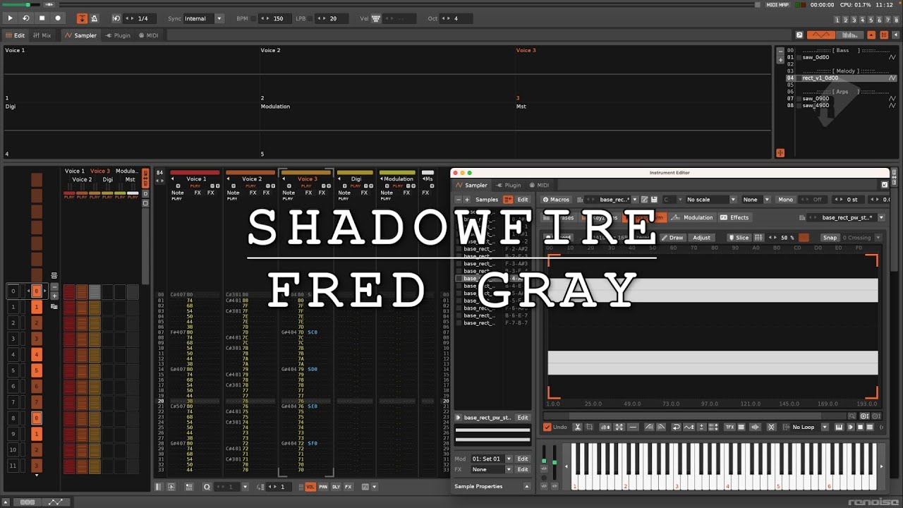 Fred Gray: Shadowfire [C64 cover in Renoise] 🎹 - YouTube