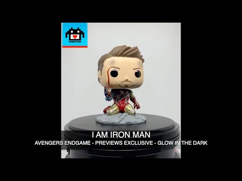 Endgame I Am Iron Man Funko Pop - Avengers Endgame Glow in the Dark Iron  Man Pop