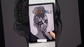 Drawing Jojo Siwa WITHOUT Seeing The Colors…😳🌈🎨(CRAZY Results) #shorts #jojosiwa #drawing