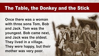 Learn English through Story - The Table,The Donkey,The Stick - Level 1
