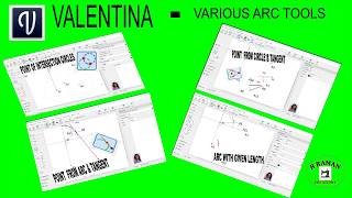 VALENTINA - VARIOUS ARC TOOLS EXPLAINED