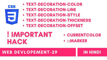 Css3 New Properties | currentColor | !important hack | Live Session 29 | Hindi | Jahid Momin | India