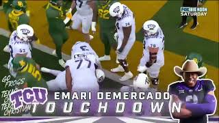 No. 4 TCU 29, Baylor 28: Emari Demercado touchdown!