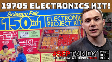 Tandy "Science Fair" 150-in-1 Electronic Project Kit! #SepTandy