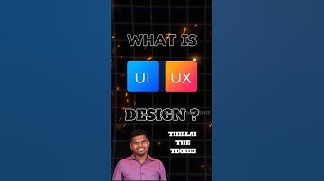 🎨👩‍💻UI/UX Design Explained in Tamil ✨ | #thillaithetechie