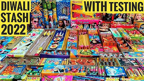DIWALI FIRECRACKERS STASH 2022 PART 5.1 WITH TESTING | DIWALI CRACKERS 2022 | CRACKERS TESTING 2022