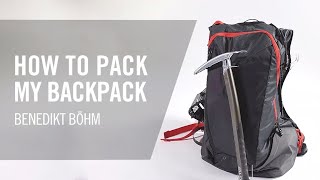 How to pack your ski touring backpack | Dynafit