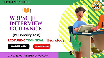 WBPSC JE Interview Guidance lecture-8 Hydrology