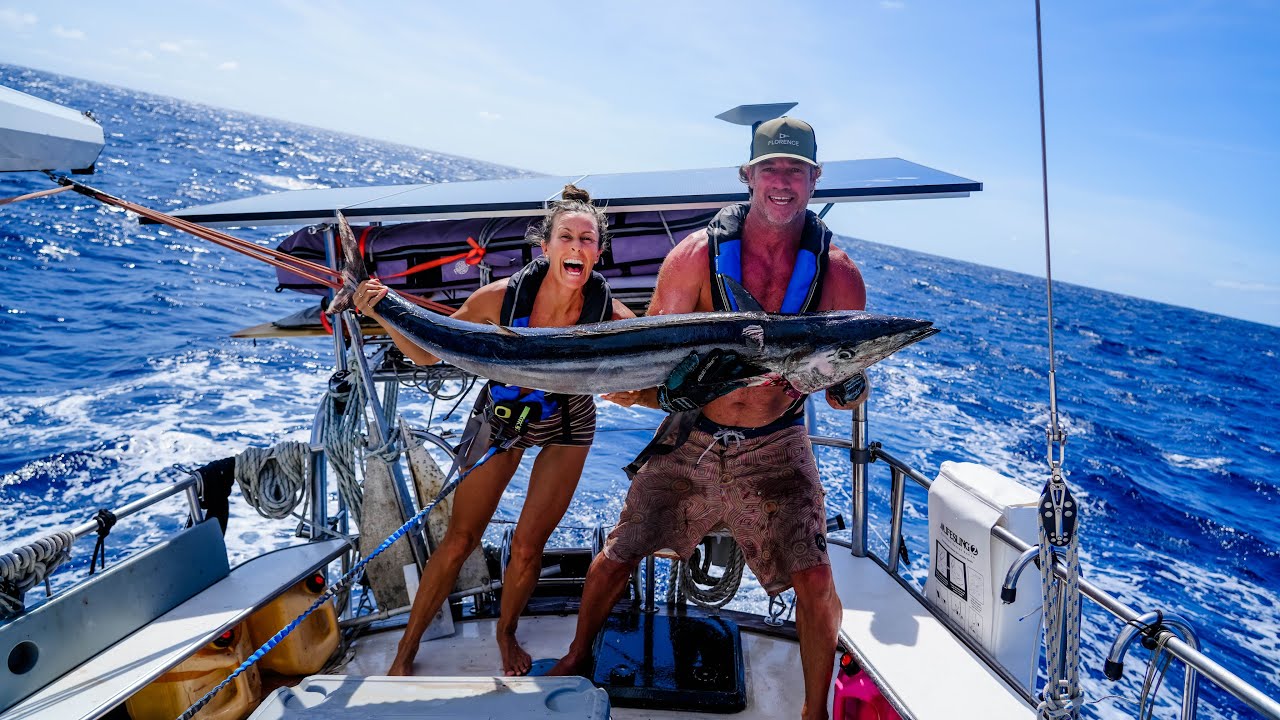 ⁣Life aboard sailing across the Pacific Ocean..Ep 502