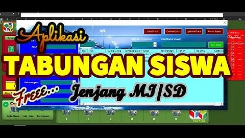 Aplikasi Tabungan Siswa Jenjang MI | Gratis