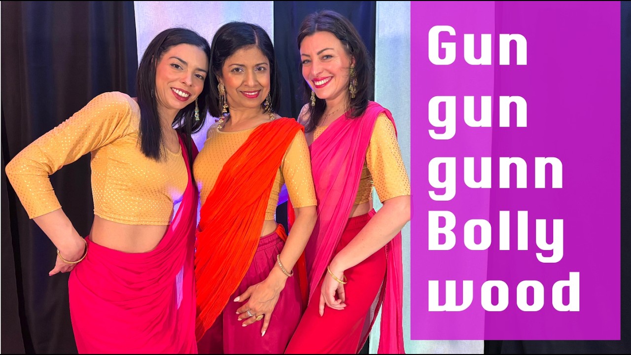 Vignette de la vidéo Gun Gun Guna, du film Agneepath, dansée par Amal, Claire et Nandita