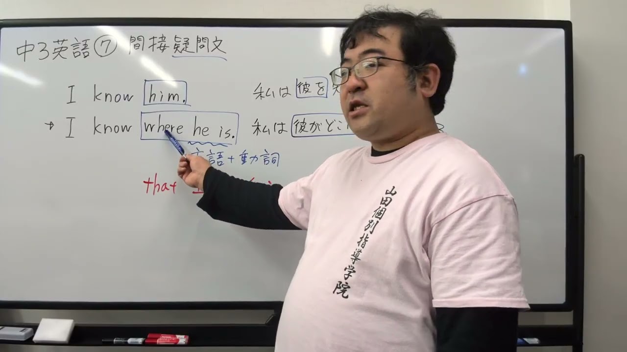 中3英語⑦　間接疑問文