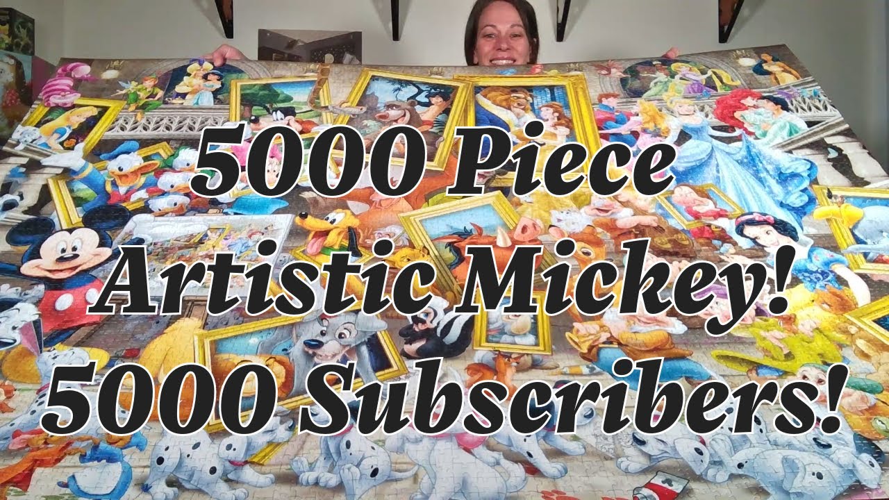 Puzzle Disney : Mickey l'artiste - 5000 pièces - Puzzle 