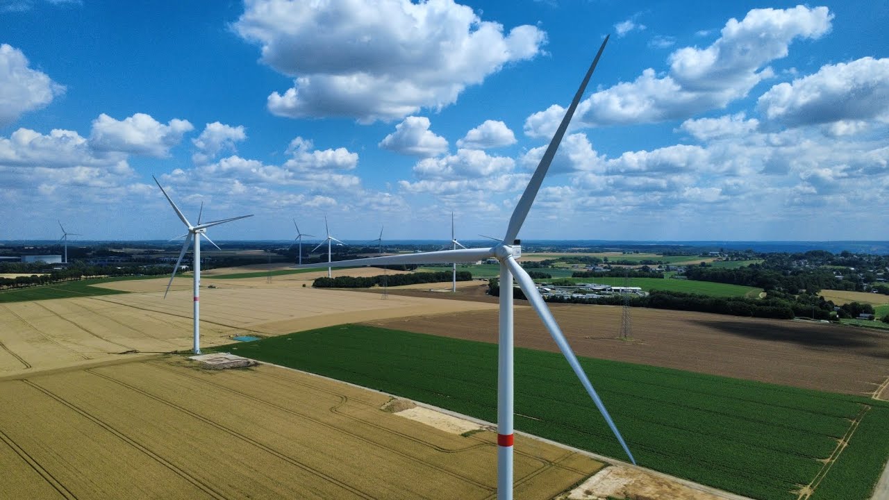 Vidéo sur le parc éolien de Spy 4