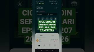 CICIL BITCOIN SERIBU SEHARI EPS.188 #cicilbitcoin #bitcoin #investasicrypto #investasibitcoin #btc