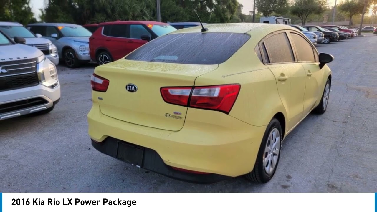 2016 Kia Rio G6597667 - YouTube