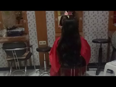 Potong Rambut  Panjang  Banget danTebal  YouTube