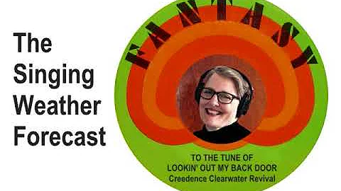 Robyn Bentley's singing weather forecast to the tu...