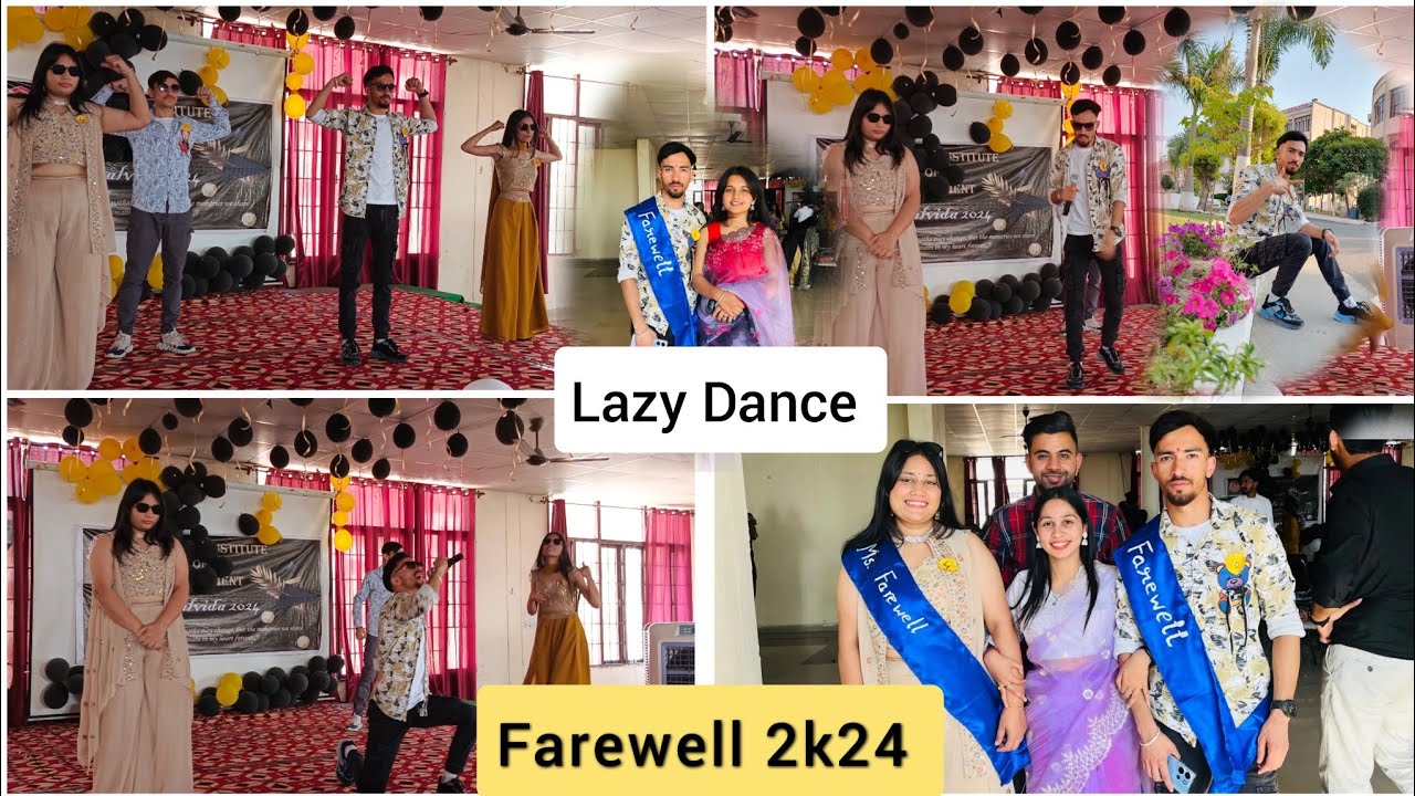 Farewell 2k24 Dance 😂 Best Lazy Dance | Himalayan Group of Professional ...