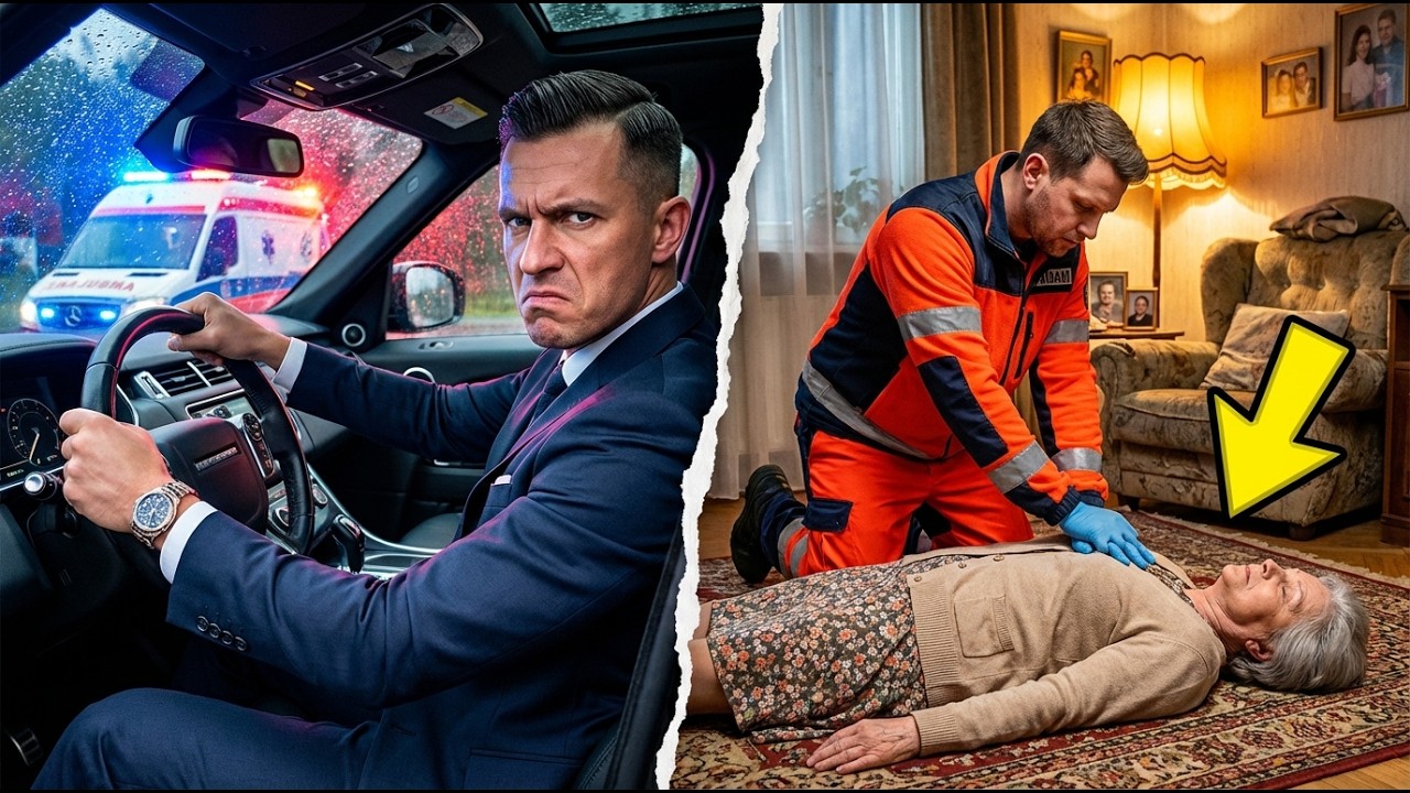 Nie ustąpił ambulansowi — nie wiedział, do kogo jadą