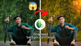 Snapseed background change photo editing | Glowing butterfly photo editing |