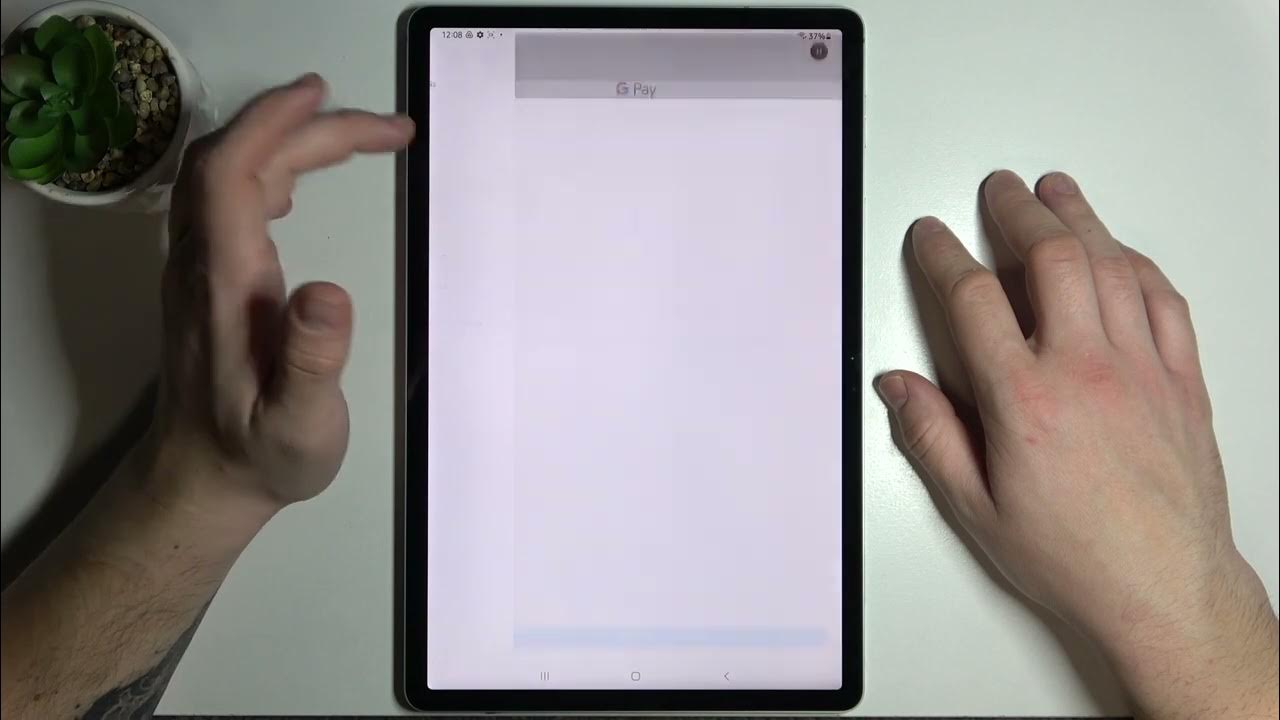 How to Manage Google Pay on SAMSUNG GALAXY TAB S7 FE Set Up Google