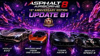 UPDATE 81 IS HERE?!! 😱💥 Asphalt 8 Update 81 Official Patch Notes  screenshot 2