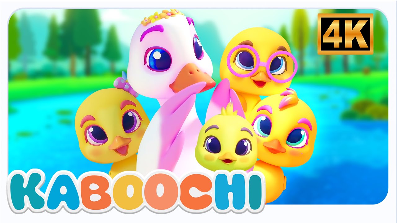 Fünf kleine Enten – Zählen von 1 bis 5 🦆 | Lernlied für Kinder