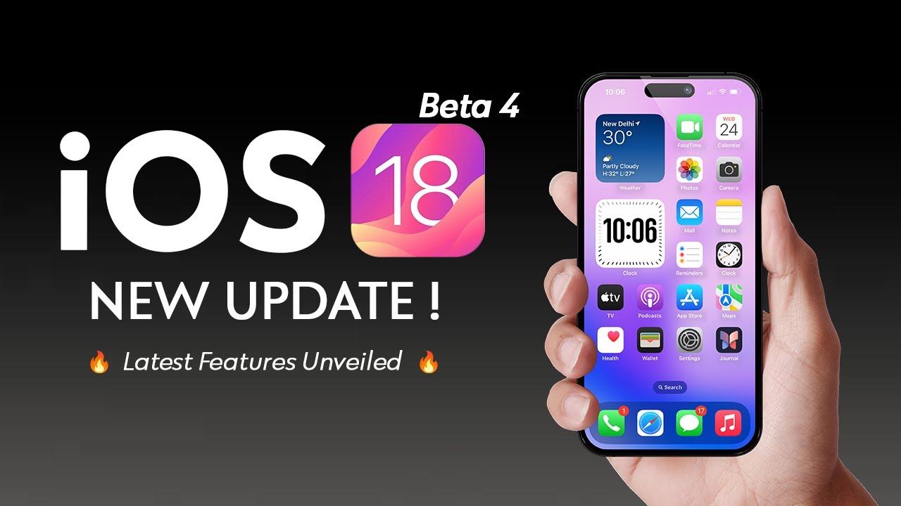 iOS 18 Beta 4 Overview: New Additions and Updates (Hindi) - YouTube