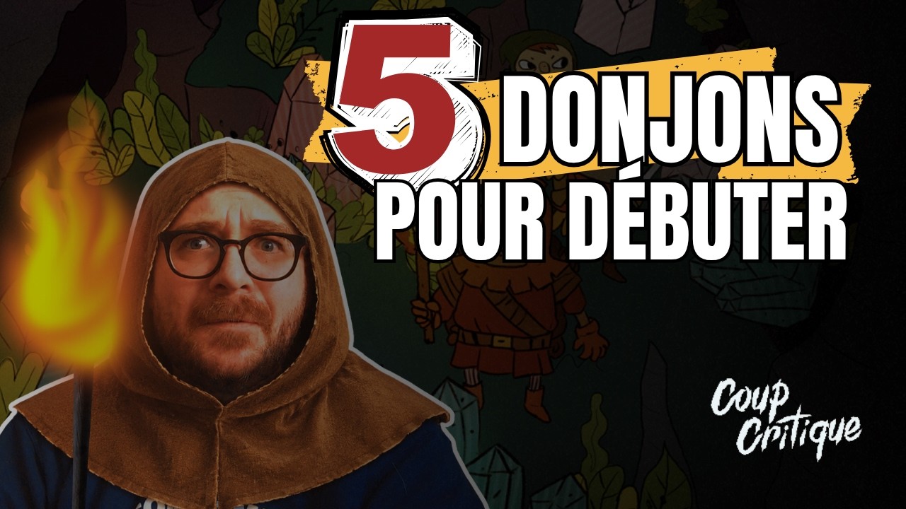 5 DONJONS pour débuter l'animation | TOP JDR 🔥💀🎲