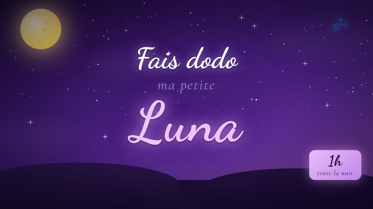 Berceuse Luna — 60 min de musique douce pour dormir toute la nuit 🌙